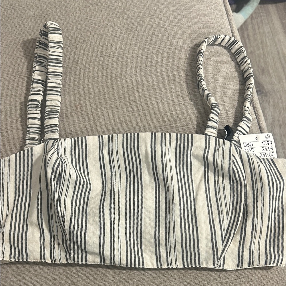 Striped Crop Top